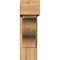 Ekena Millwork Funston Block Rough Sawn Bracket w/ Offset Brace, Western Red Cedar, 8"W x 26"D x 26"H BKT0806X26X26FST05RWR - alternate 2